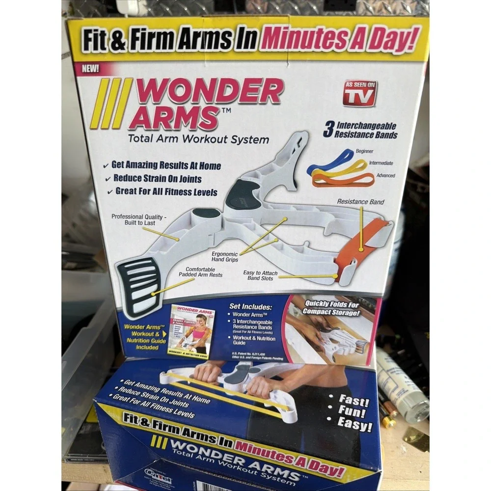 Ontel WA-MC12/3 Wonder Arms‎ Total Workout System Training Resistance Bands